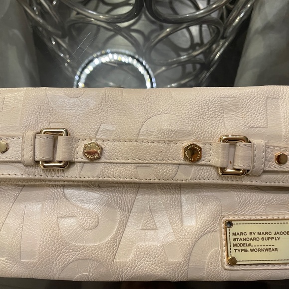 Marc by Marc Jacobs Purse Cream Leather Crossbody Bag - Picture 2 of 8